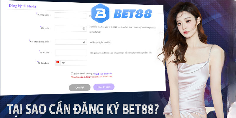 Tại sao nên đăng ký Bet88 để cá cược trực tuyến?